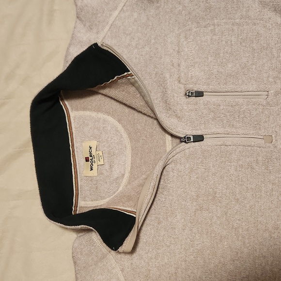 L Woolrich half zip sweatshirt - Picture 2 of 6